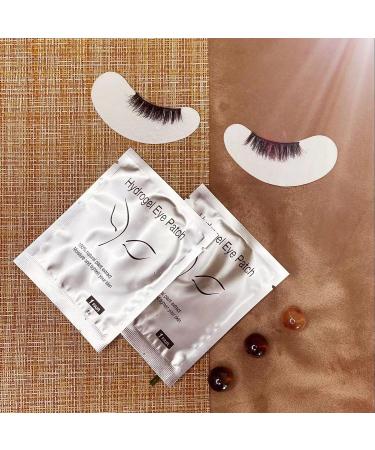FADVAN Pink Eye Pads - 50 Pair Lint-Free Hydrogel Gel Patches for Eyelash Extensions - Silvery-DE - Buy Online on SooperMarket.com