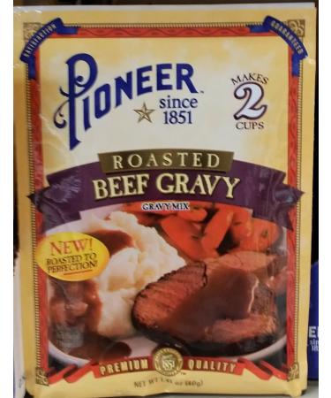 Pioneer Roasted Beef Gravy 1.41 oz (Pack of 6)