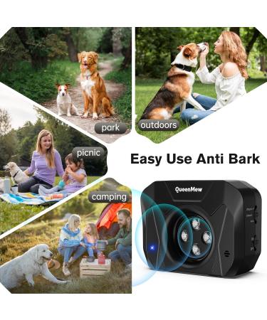 Antibell for Dogs - Auto Ultrasound Bark Control Device | Rechargeable & IPX45 Waterproof | 3 Levels for Small to Large Dogs | Effective Anti-Barking Solution - Buy Online on SooperMarket.com