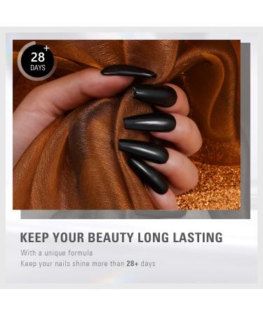 Black Acrylic Powder for Nails - Professional Lasting Extension French Nail Art - 1oz - Buy Online on SooperMarket.com