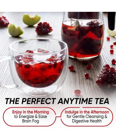 Total Tea Energy Tea Bags with Caffeine - Mixed Berry Flavored Green Tea for Focus & Stamina (25 Tea Bags) - Buy Online on SooperMarket.com
