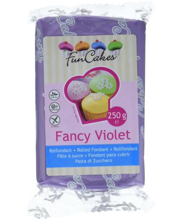 FunCakes Fondant -Fancy violet pack of 4 (4 x 250 g)