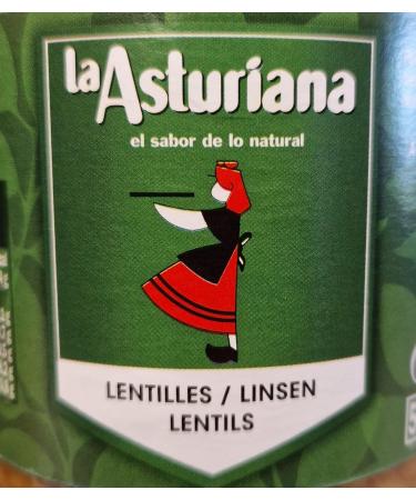 Spanish Lentils 6 x 400g - La Asturiana - Buy Online on SooperMarket.com