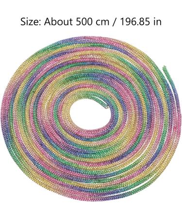 Milist Crystal Strass Kordelschneider - Replacement Laces with Metal Heads - 5m Glitter Rope for Sneakers Shorts & Hoodies - Color Options - Buy Online on SooperMarket.com