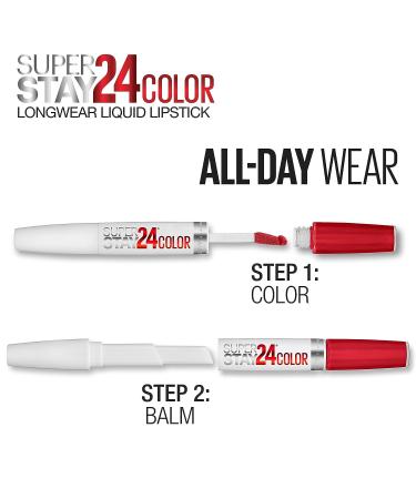 Maybelline New York Superstay 24 2-Step Lipcolor - All Day Plum 0.64 Fl Oz - Buy Online on SooperMarket.com