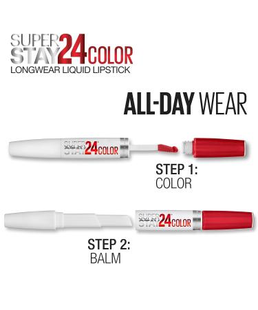 Maybelline SuperStay 24 Hour Liquid Lipstick in Continuous Coral - 2 Pack - Buy Online on SooperMarket.com