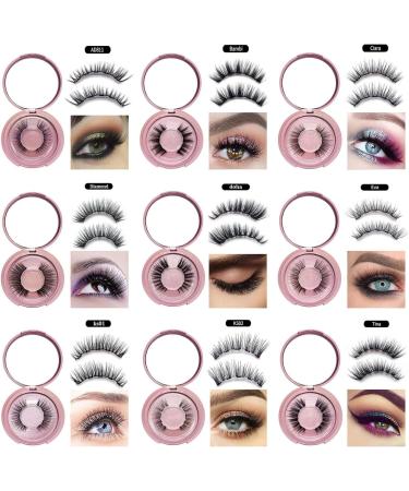 Magnetic Lashes Magnetic Eyelashes Dual Magnetic Lashes Eyelashes Beauty Magnetic Lashes Natural Look with Applicator Tweezers Reusable No Glue or Liner Needed Easy to Wear #5-diamond - Buy Online on SooperMarket.com