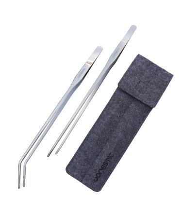 VORESTIC Aquarium Tweezers Set 27cm Insect Tweezers Aquascaping and Terrarium Tools Curved and straight tweezers set 27 cm