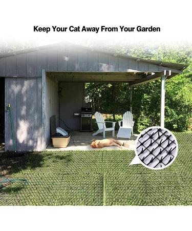 13ft Cat Scat Mat with Spikes 2 Pack - Anti-Cat Deterrent Prickle Strip for Cats - Buy Online on SooperMarket.com