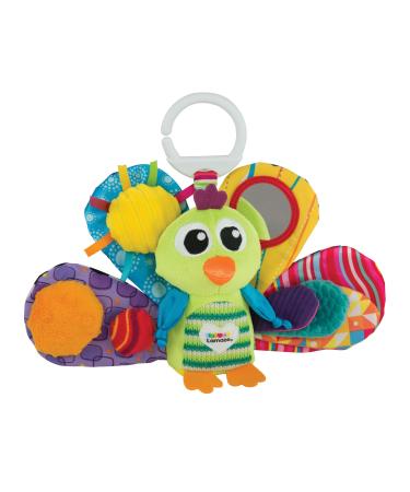 Lamaze LC27013 Baby Toys Jaques the Pfau Clip & Go the high -quality toddler toy.The squeaky -colored Greifling promotes motor skills and is the perfect stroller toy and cuddly toy Jaques of the Pfau