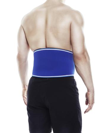 Rehband RX Back Bandage - 7mm Neoprene Stabilizer Belt for Back & Lumbar Support | Anatomical Fitness & Everyday Use - Blue S - Buy Online on SooperMarket.com