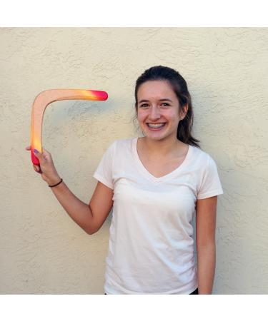 Glacier Wooden Boomerang - for Throwers 13-80! Great Returning Boomerangs - Buy Online on SooperMarket.com