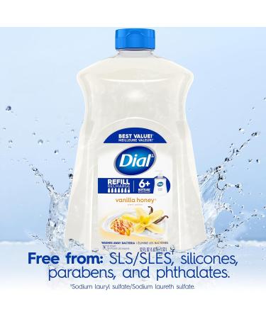 Buy Dial Liquid Hand Soap Refill - Vanilla Honey (Pack of 3) 52 Fl Oz | International Shipping Available - Buy Online on SooperMarket.com