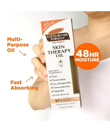Palmers Cocoa Butter Facial Oil & Body Oil Set for Deep Moisturizing Therapy - 1oz Face Oil & 5.1oz Body Oil Blend - Buy Online on SooperMarket.com