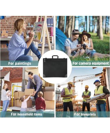 EUYZOU Art Portfolio Case 20 x 26 - Large Storage Folder with Handle for Poster Board - Art Carrying Tote Bag - Buy Online on SooperMarket.com