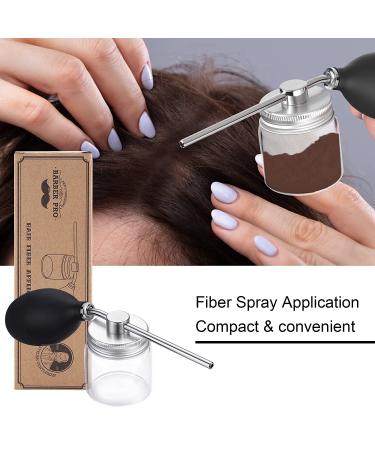 CCBeauty Hair Powder Spray Bottles - Fine Mist Sprayer for Hair Building Fibers - Reusable Hair Atomizer Pump for Hair Loss Concealer - Bald and Thinning Hair Applicator - Buy Online on SooperMarket.com