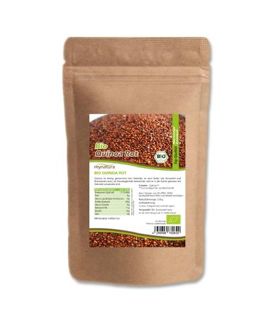 Mynatura Organic Quinoa Red I Value Pack I Nutty Taste I Purely Plant-Based I Cooking I Baking I In Bag (2000g)