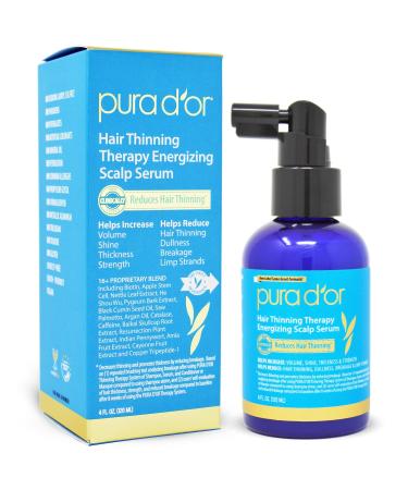Pura D'or Hair Thinning Therapy Energizing Scalp Serum 4 fl oz (120 ml)