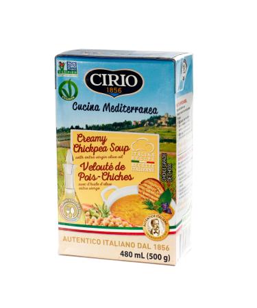 Cirio Creamy Italian Chickpea Soup 480 mL Chickpea 480 ml (Pack of 1)