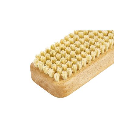 Buy REMOS Hand Brush - Artisan Crafted Beech Wood & Vegan Plant Fiber - Eco-Friendly Cleaning Tool - Buy Online on SooperMarket.com