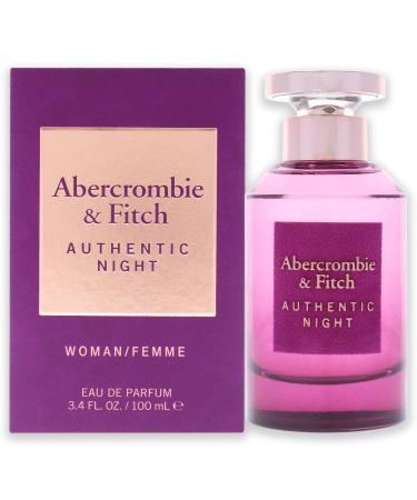 Abercrombie & Fitch Authentic Night Women 3.4 oz EDP Spray