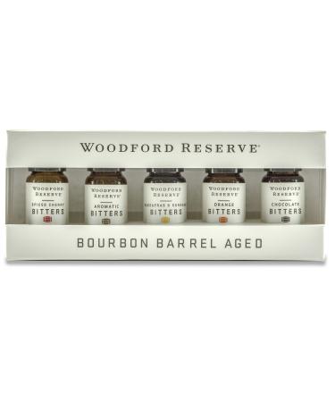 WOODFORD RESERVE BITTERS DRAM SET  FIVE PACK (10ML EACH) 0.34 Fl Oz (Pack of 5)