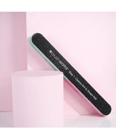 Brushworks 6 Sided Nail File - Nail Shaping and Polishing Tool - Buy Online on SooperMarket.com