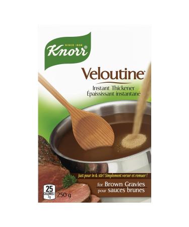 Knorr Veloutine Instant Thickener for thick brown gravies Brown Gravy Mix perfect for your sauces stews and soups 250 g 16 count