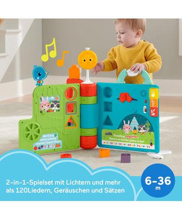 Fisher-Price HCL07 Giant Seat & Standing Adventure Book | Educational Electronic Toy for Babies & Toddlers (6+ Months) - Shop Now! - Buy Online on SooperMarket.com