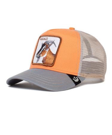 Goorin Bros. Unisex The Farm Mesh Trucker Hat Adjustable Baseball Cap One Size Coral - the Goat