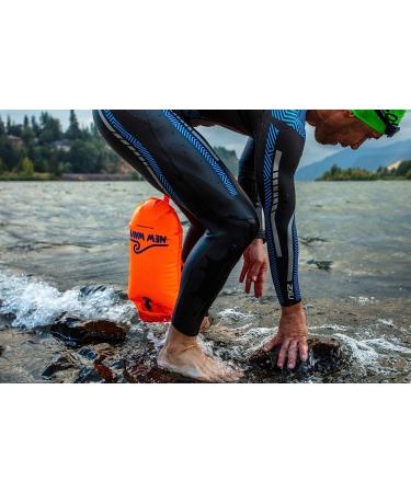 New Wave Swim Buoy - Light and Visible Float for Open Water Swimmers and Triathletes - Buy Online on SooperMarket.com