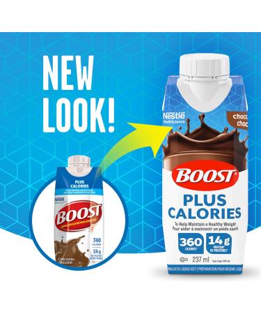 BOOST PLUS Complete Nutrition Drink Chocolate 6x237ml Bottles Case Pack of 4 Packaging May Vary - Buy Online on SooperMarket.com