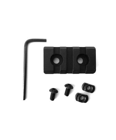 Ade Advanced Optics 3 Slots M-LOK Aluminum Rail Section - 2 inch - Black