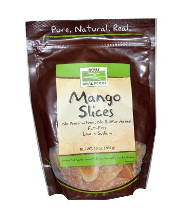 Now Foods Real Food Mango Slices 10 oz (284 g)