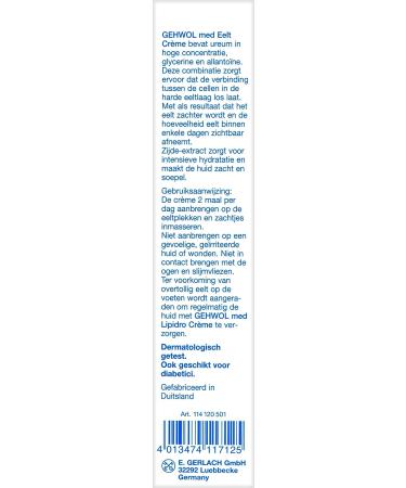 GEHWOL Med Callus Cream 2.6 oz - Professional Foot Care Solution - Buy Online on SooperMarket.com