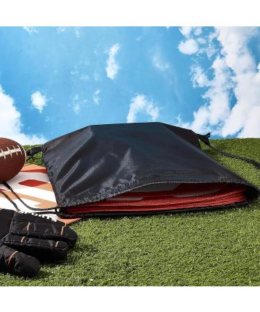 High Visibility 12 Inch Football Yard Markers Set - Orange Down Marker for Sporting Training - Carrying Bag Included - Buy Online on SooperMarket.com