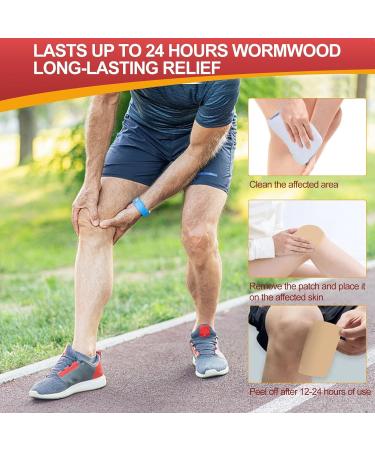 Pain Relief Patch - 10 Patches Knee & Muscle Pain Relief Plaster - Natural 8H Relief for Joint, Neck, Knee Pains - Buy Online on SooperMarket.com