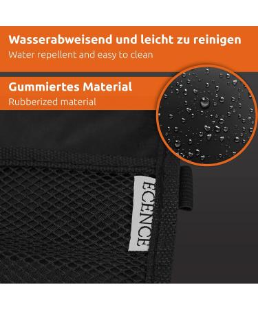 ECENCE 2x Kids Backrest Protection & Organizer Mat 50x70cm - Waterproof Car Bag with Storage System & Mesh Pocket | Model 1 2.0 - Buy Online on SooperMarket.com