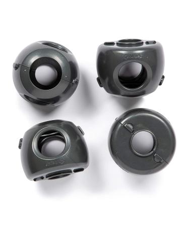 Safety 1st Parent Grip Door Knob Covers - Grey/Charcoal - Pack of 4 - Buy Online on SooperMarket.com
