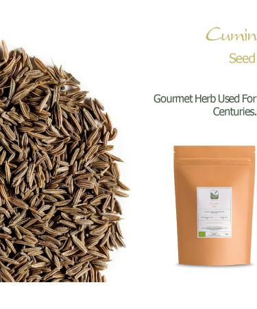Organic Cumin Seed Whole Spice 200g - Premium Culinairy Seeds - Cuminum Cyminum - Buy Online on SooperMarket.com