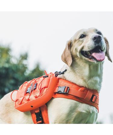 OneTigris Mammoth Dog Backpack 2.0 Version Tear Camping Hiking Dog Backpack for M/L Size Dogs (M Orange) M Orange - Buy Online on SooperMarket.com