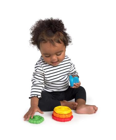 Buy Baby Einstein 12356 Stack & Teethe - 5-Part Multicolored Bite Ring & Toy Set for Babies | Easy to Grab & Stack Perfect for Early Development - Buy Online on SooperMarket.com