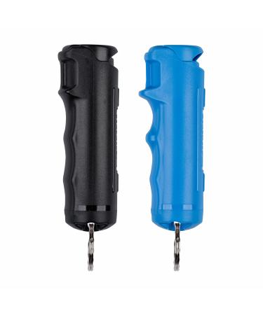 SABRE Pepper Gel Kit with Blue Water Practice Spray, 25 Bursts, Maximum Strength, Gel Is Safer, Ergonomic Finger Grip, Flip Top Safety, Comes With A Blue Water Practice Spray Canister