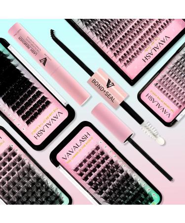 VAVALASH Lash Bond & Seal - Strong Hold Cluster Lash Glue for DIY Extensions Waterproof Long Retention (10ml - Buy Online on SooperMarket.com