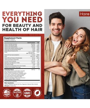 DHT Blocker Hair Growth Supplement with Biotin & Saw Palmetto - Natural Hair Loss Treatment for Women & Men - Buy Online on SooperMarket.com