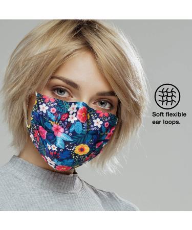 NU R 10pcs Floral Disposable Face Mask with Filter Layer and Elastic Earloop - FLORAL-021 - Buy Online on SooperMarket.com