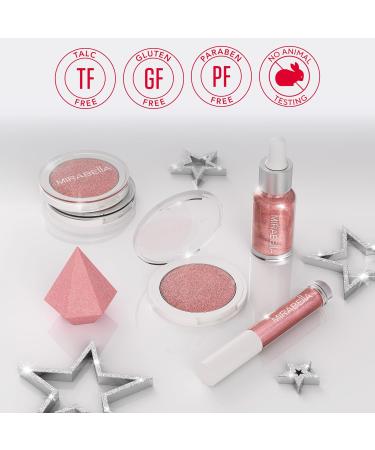 Shop Mirabella 4-Piece Makeup Set - Illuminizing Holiday Gift for Women & Girls | Talc-Free Paraben-Free | Lip Gloss Glow Drops & More - Buy Online on SooperMarket.com