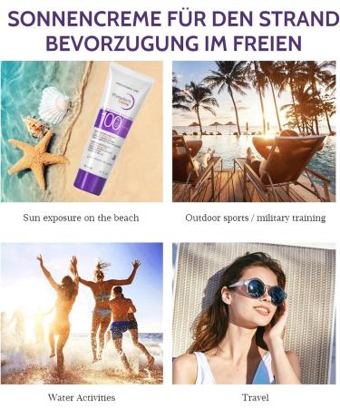 Shefave Sun Cream SPF 100 Sports Sun Protection Sunblocker for Face and Body Very High Protection Soothing Sunscreen Protect UV Rays Repairing Care (80 ml Sun Protection Factor (SPF) 100) - Buy Online on SooperMarket.com