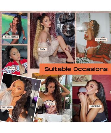 PORSMEER Ponytail Extension 18 Inch Claw Multi Layered Clip on Ponytail Extension for Women Long Curly Wavy Hair Extensions Natural Fluffy Synthetic Clip in Hairpiece for Daily Use (Chocolate Brown) - Buy Online on SooperMarket.com
