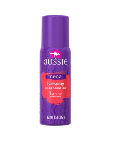 Aussie Mega Hairspray  1.5 Fluid Ounce 1.5 Fl Oz (Pack of 1)
